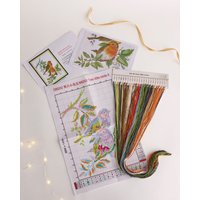Damart Robin Cross-Stitch Set