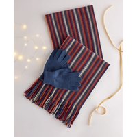 Damart Knitted Scarf & Gloves Set