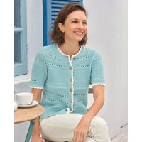 Damart WoolOvers Pointelle Cardigan