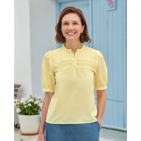 Damart WoolOvers Pin Tuck Detail Top
