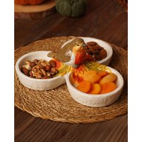 Damart Country Living Robin Triple Dish Serving Tray