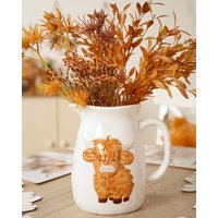 Damart Country Living Highland Cow Pitcher