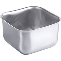 Contacto Edelstahl Gefrierdose 9,5 cm x 9,5 cm Aufbewahrungsdose für Kühlschrank Contacto Edelstahl Gefrierdose 9,5 cm x 9,5 cm Aufbewahrungsdose für Kühlschrank