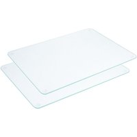 Set: 2 Stück Contacto Glas-Schneidebrett 40 x 30 cm Set: 2 Stück Contacto Glas-Schneidebrett 40 x 30 cm