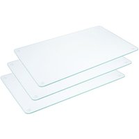 Set: 3 Stück Contacto Glas-Schneidebrett 50 x 30 cm Set: 3 Stück Contacto Glas-Schneidebrett 50 x 30 cm