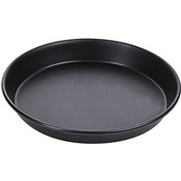 Contacto Pizzablech aus Schwarzblech, ∅18 cm, 2,5 cm hoch, gebördelter Rand, Gastro-Qualität, nicht spülmaschinengeeignet Contacto Pizzablech aus Schwarzblech, ∅18 cm, 2,5 cm hoch, gebördelter Rand, Gastro-Qualität, nicht spülmaschinengeeignet