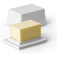 Continenta Butterdose aus Keramik, Butterschale für 125 g Butter, Größe: 9,5 x 7 x 6 cm Continenta Butterdose aus Keramik, Butterschale für 125 g Butter, Größe: 9,5 x 7 x 6 cm