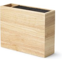 Continenta Messerblock mit flexiblem Einsatz und Utensilienbehälter, 27,5 x 9 x 21,5 cm Continenta Messerblock mit flexiblem Einsatz und Utensilienbehälter, 27,5 x 9 x 21,5 cm