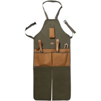 Esschert Design Garten-Arbeitsschürze mit Taschen, lang, in grün-braun, 46 x 1 x 120 cm Esschert Design Garten-Arbeitsschürze mit Taschen, lang, in grün-braun, 46 x 1 x 120 cm