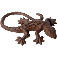 Esschert Design Eidechse, Salamander, Dekoartikel, Gartenfiguren, Eidechsenskulptur, Eidechsendeko, aus Gusseisen, ca. 15 x 10 cm Esschert Design Eidechse, Salamander, Dekoartikel, Gartenfiguren, Eidechsenskulptur, Eidechsendeko, aus Gusseisen, ca. 15 x 10 cm