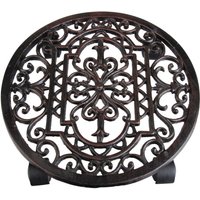 Esschert Design Pflanzenroller, Blumenroller im Antik Stil, rund, Ø ca. 29 cm Esschert Design Pflanzenroller, Blumenroller im Antik Stil, rund, Ø ca. 29 cm