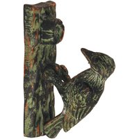 Esschert Design Türklopfer mit Motiv Specht aus Gusseisen, ca. 5,2 cm x 11 cm x 16 cm Esschert Design Türklopfer mit Motiv Specht aus Gusseisen, ca. 5,2 cm x 11 cm x 16 cm
