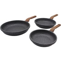 Karl Krüger 3-tlg Bratpfannen Set TEXAS Ø20 /24 /28 cm, Induktions- & Backofen-geeignete, Antihaft-beschichtete, energiesparende Aluminium Bratpfanne Karl Krüger 3-tlg Bratpfannen Set TEXAS Ø20 /24 /28 cm, Induktions- & Backofen-geeignete, Antihaft-beschichtete, energiesparende Aluminium Bratpfanne