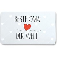 6 Stück Kesper Frühstücksbrettchen Beste Oma der Welt 23 x 14 cm Melamin rutschhemmende Füßchen, Brotzeit- und Schneidebrett, Küchenbrett 6 Stück Kesper Frühstücksbrettchen Beste Oma der Welt 23 x 14 cm Melamin rutschhemmende Füßchen, Brotzeit- und Schneidebrett, Küchenbrett