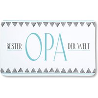 4 Stück Kesper Frühstücksbrettchen Bester Opa der Welt 23 x 14 cm Melamin rutschhemmende Füßchen, Brotzeit- und Schneidebrett, Küchenbrett 4 Stück Kesper Frühstücksbrettchen Bester Opa der Welt 23 x 14 cm Melamin rutschhemmende Füßchen, Brotzeit- und Schneidebrett, Küchenbrett