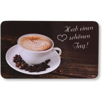 2 Stück Kesper Frühstücksbrettchen Coffee 23 x 14 cm Melamin rutschhemmende Füßchen, Brotzeit- und Schneidebrett, Küchenbrett 2 Stück Kesper Frühstücksbrettchen Coffee 23 x 14 cm Melamin rutschhemmende Füßchen, Brotzeit- und Schneidebrett, Küchenbrett