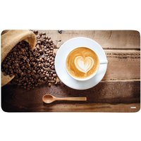 Kesper Frühstückbrettchen Coffee Cup 23 x 14 cm Melamin rutschhemmende Füßchen, Brotzeit- und Schneidebrett, Küchenbrett Kesper Frühstückbrettchen Coffee Cup 23 x 14 cm Melamin rutschhemmende Füßchen, Brotzeit- und Schneidebrett, Küchenbrett