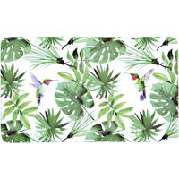 Kesper Frühstücksbrettchen Tropical 23 x 14 cm Melamin rutschhemmende Füßchen, Brotzeit- und Schneidebrett, Küchenbrett Kesper Frühstücksbrettchen Tropical 23 x 14 cm Melamin rutschhemmende Füßchen, Brotzeit- und Schneidebrett, Küchenbrett