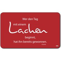 Kesper Frühstückbrettchen Lachen 23 x 14 cm Melamin rutschhemmende Füßchen, Brotzeit- und Schneidebrett, Küchenbrett Kesper Frühstückbrettchen Lachen 23 x 14 cm Melamin rutschhemmende Füßchen, Brotzeit- und Schneidebrett, Küchenbrett