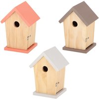 Rivanto® Desert Dream Vogelhaus & Nistkasten, 14 x 12 x H20,5 cm, Wildvogel Brutkasten mit Tür, 100% FSC-Holz Rivanto® Desert Dream Vogelhaus & Nistkasten, 14 x 12 x H20,5 cm, Wildvogel Brutkasten mit Tür, 100% FSC-Holz