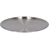 Rivanto® Edelstahlteller Ø 23 cm, Höhe 1,5 cm Picknickteller Mehrwegteller Campingteller Rivanto® Edelstahlteller Ø 23 cm, Höhe 1,5 cm Picknickteller Mehrwegteller Campingteller