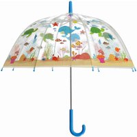 Rivanto® Kinder Regenschirm Meerestiere transparent Ø 70,5 x 69,2 cm Kunststoff/Fiberglas/Stahl Rivanto® Kinder Regenschirm Meerestiere transparent Ø 70,5 x 69,2 cm Kunststoff/Fiberglas/Stahl