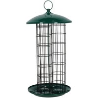 Rivanto® Meisenknödelautomat XXL Ø23 x 44 cm, Weichstahl, Grün, Futterstation für Wildvögel Rivanto® Meisenknödelautomat XXL Ø23 x 44 cm, Weichstahl, Grün, Futterstation für Wildvögel