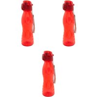 3 Stück Steuber Klick Top Freizeit Trinkflaschen, 700ml rot 3 Stück Steuber Klick Top Freizeit Trinkflaschen, 700ml rot