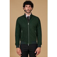 Blouson bomber cuir vert homme bomber daim ton sur ton