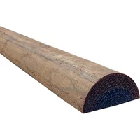 3.66m x 100mm Creosoted Half Round Rails