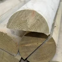 3.66m x 75mm Half Round Rail