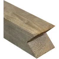 1.35m x 100mm x 100mm Birds Mouth Fence Post UC4