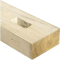 1.8m x 150mm x 75mm 3 Hole Morticed Fence Post UC4