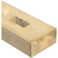 2.1m x 150mm x 75mm 4 Hole Morticed Fence Post UC4