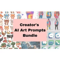 Creator's AI Art Prompts Bundle | Lifetime Access