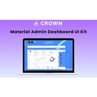 Crown – Material Admin Dashboard UI Kit | Lifetime Access