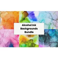 370+ Alcohol Ink Backgrounds Bundle | Extended License