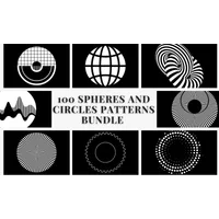 100 Sphere and Circle Patterns Bundle | Extended License