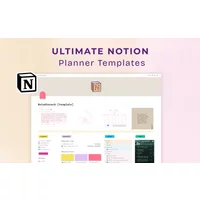Ultimate Notion Planner Templates Pack | Commercial License