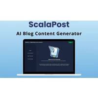 ScalaPost - AI Blog Content Generator (Win - 2PC) | Lifetime Access