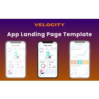 Velocity - App Landing Page HTML Template | Lifetime Access