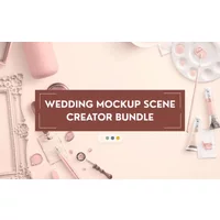 Wedding Mockup Scene Creator Bundle | Commercial License