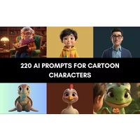 200+ AI Prompts For Cartoon Characters | Commercial License