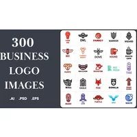 300 Business Logo Images Bundle | Commercial License