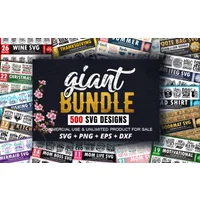 Giant SVG Designs Bundle | Extended License