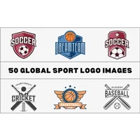 50 Global Sport Logo Images Bundle | Extended License