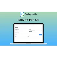 GoReportly - JSON To PDF API | Annual Access