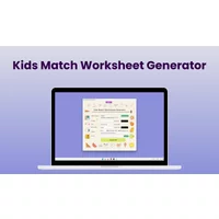 Kids Match Worksheet Generator (Win – 2PC) | Lifetime Access