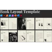 Book Layout Template - 32 Pages | Extended License