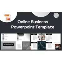 Online Business PowerPoint Template (45 Slides) | Extended License